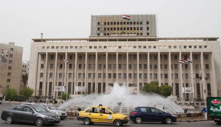 صورة متداولة لمبنى وزارة المالية في دمشق