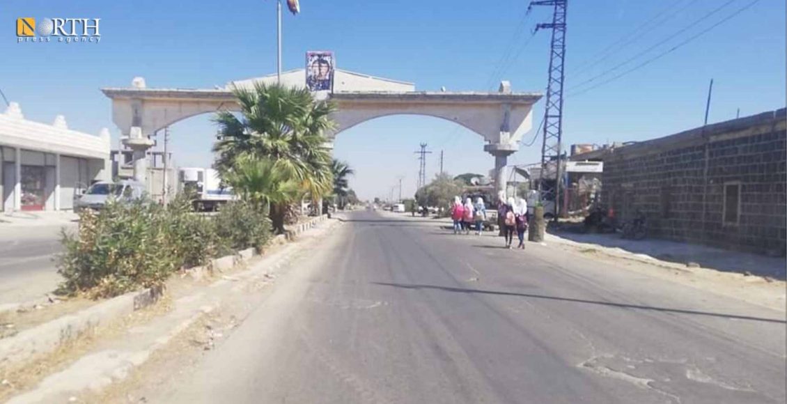 مدخل مدينة جاسم - نورث برس