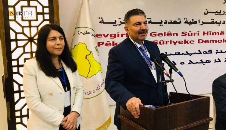 الرئاسة المشاركة الجديدة لمجلس سوريا الديمقراطية (محمود المسلط وليلي قهرمان) – نورث برس