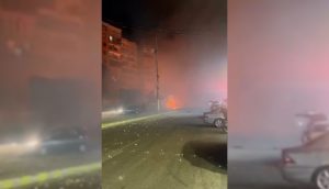انفجار في منطقة المشرفية بضاحية بيروت الجنوبية