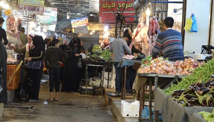 سوق الخضار واللحوم في الرقة - نورث برس/ أرشيفية 