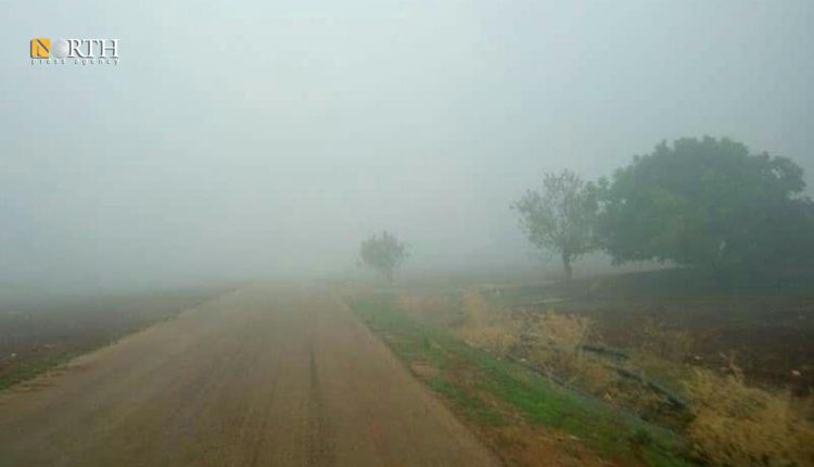 ضباب كثيف في ريف إدلب شمال غربي سوريا - نورث برس