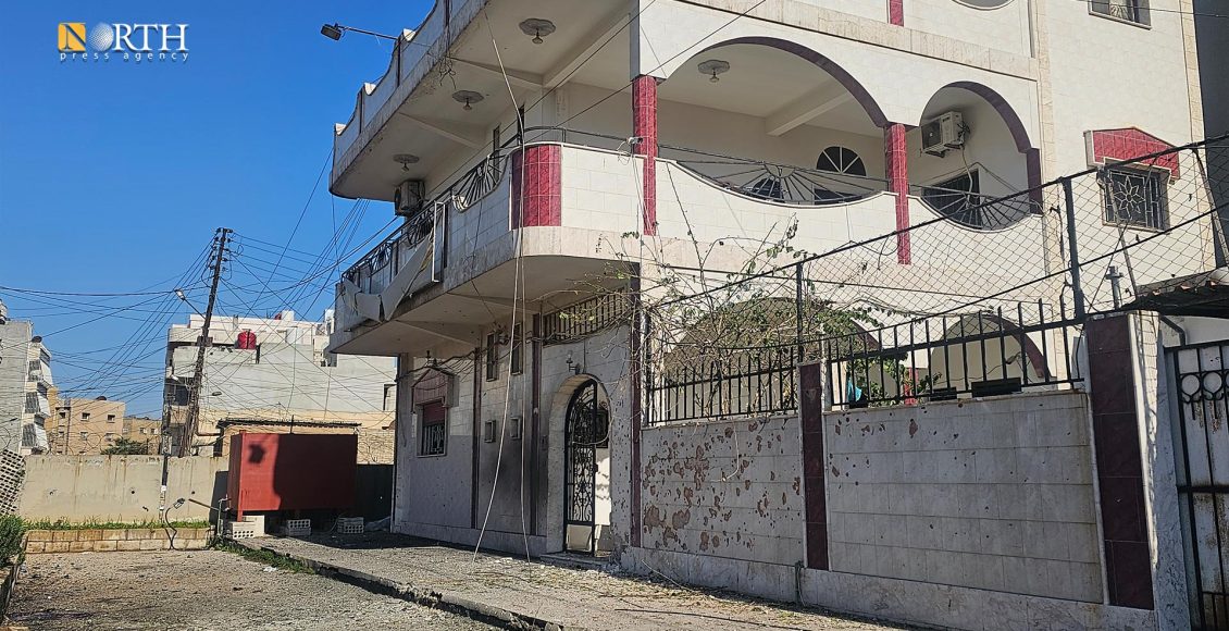مسيرة تركية استهدفت مبنىً يضم جرحى الحرب ضد تنظيم "داعش" في القامشلي - شمالي سوريا