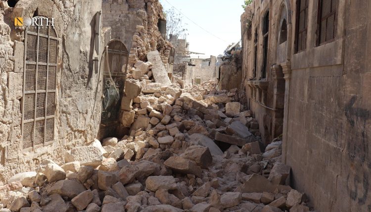 أنقاض أحياء حلب القديمة لازالت على الأرض ـ نورث برس