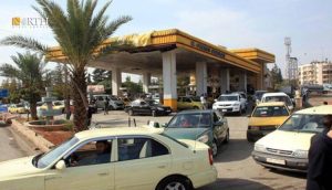 محطة محروقات إكسبريس في حي الفرقان بحلب - نورث برس/ أرشيفية