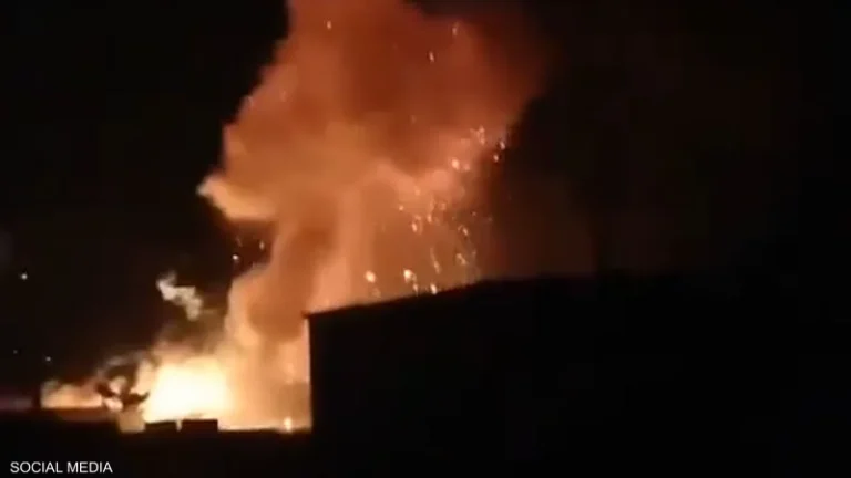 قصف إسرائيلي على مواقع بمدينة حلب - متداول