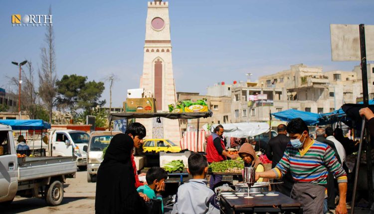 سوق الرقة خلال شهر رمضان - نورث برس