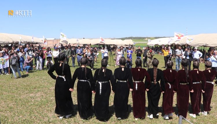 الاحتفال بعيد "أكيتو" في قرية تل ورديات جنوبي الحسكة – نورث برس
