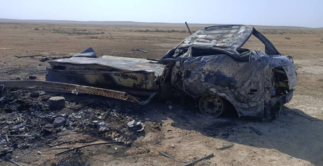 السيارة المستهدفة بريف حمص - متداول