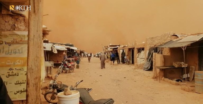 مخيم الركبان على الحدود السورية الأردنية - نورث برس/ أرشيفية