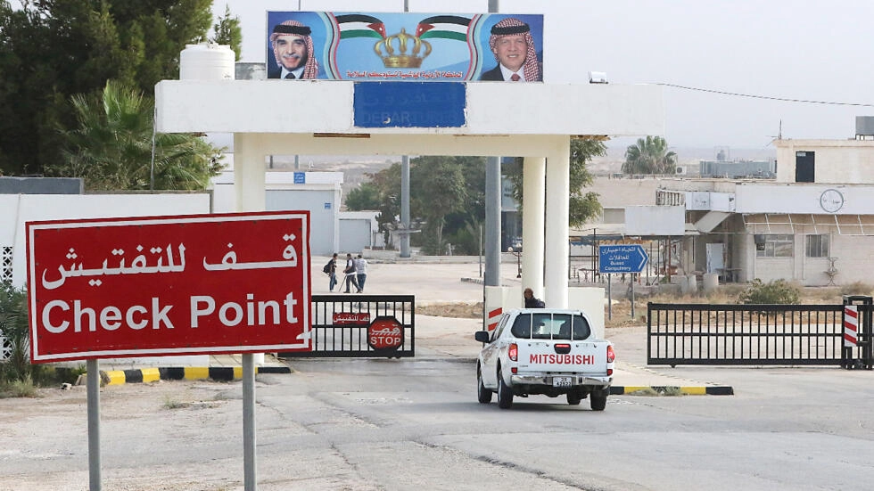 معبر جابر الحدودي بين الأردن وسوريا - أ ف ب