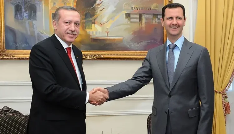 لقاء بين الرئيس السوري بشار الأسد ونظيره التركي رجب طيب أردوغان قبل العام 2010