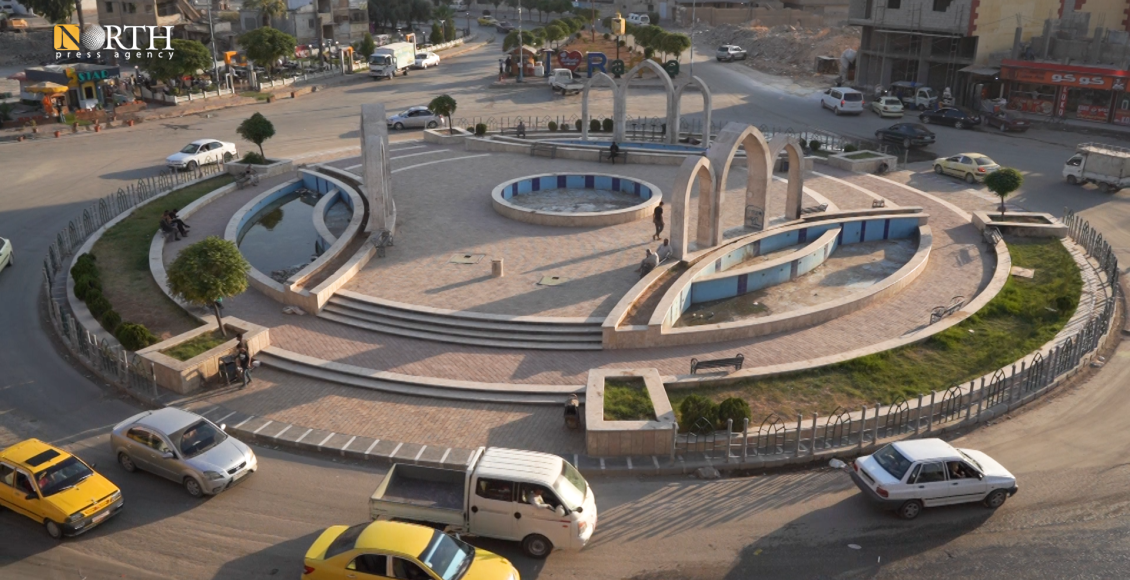 حركة السكان حول دوار النعيم وسط الرقة - نورث برس