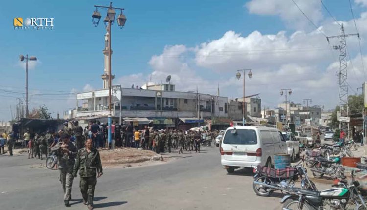 انتشار للقوات الحكومية في بلدة المزيريب بريف درعا الغربي - نورث برس/ أرشيفية