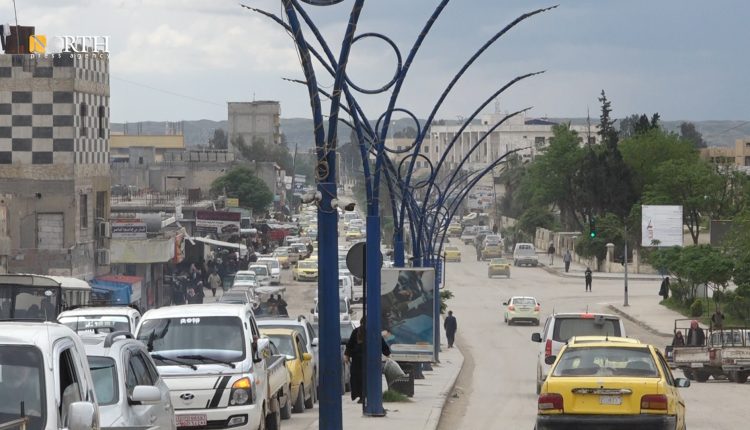 أزمة مرورية في مدينة الرقة – نورث برس