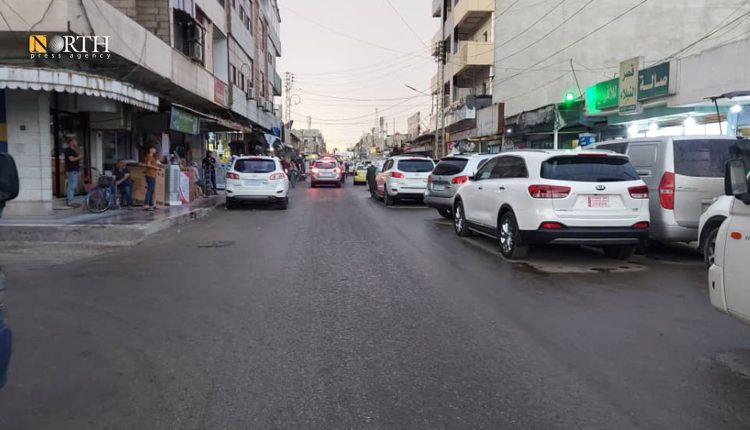 أمطار صيفية بمدينة القامشلي شمال شرقي سوريا – نورث برس/ أرشيفية