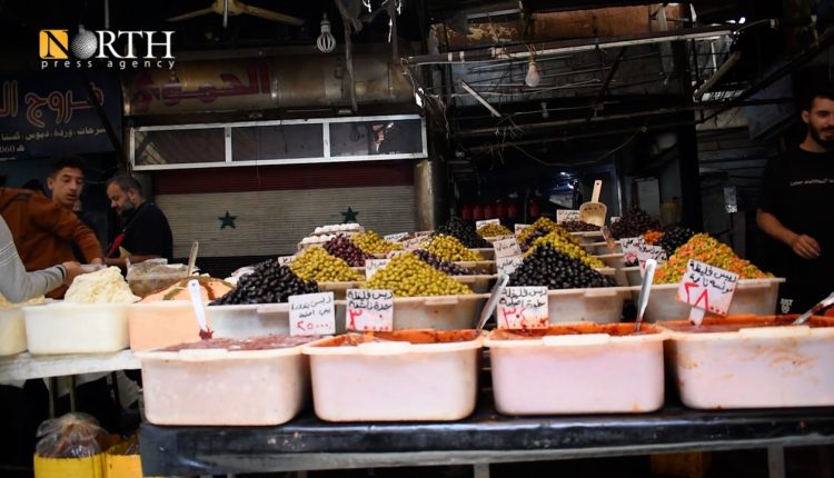 محل لبيع مواد غذائية في دمشق – نورث برس