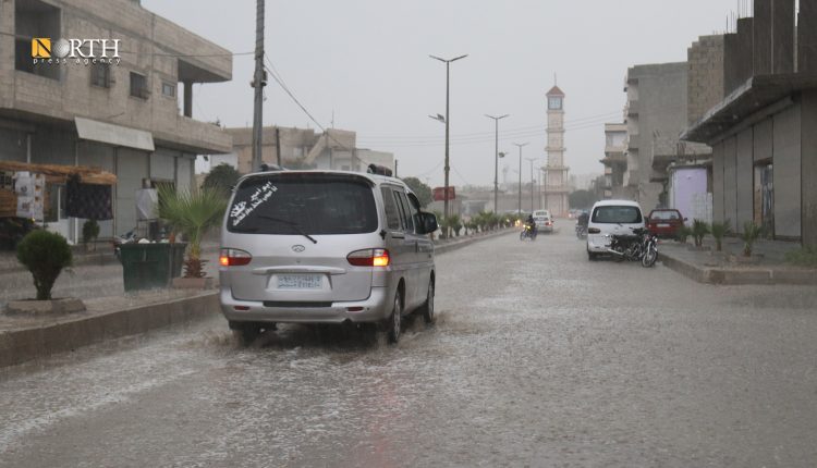أمطار خريفية غزيرة بمدينة كوباني شمالي سوريا – نورث برس