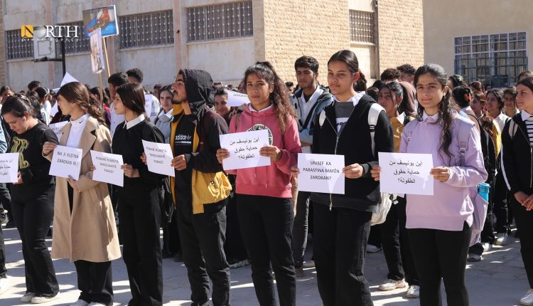 هيئة التربية في كوباني تندد بالقصف التركي وتناشد اليونيسيف للتدخل وإيقاف الضربات الجوية - نورث برس