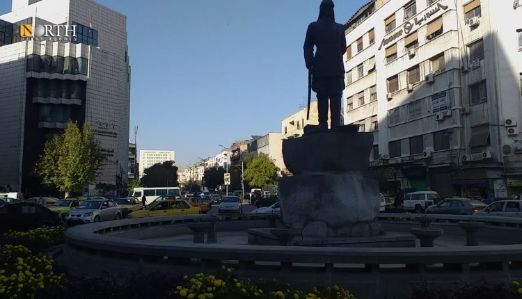 ساحة يوسف العظمة وسط دمشق - نورث برس