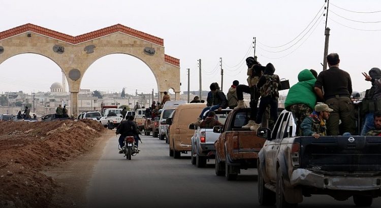 عناصر فصائل مسلحة بريف حلب - إنترنت
