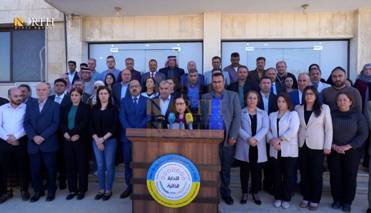 بيان للإدارة الذاتية في شمال وشرق سوريا بخصوص الهجمات التركية على مناطقها – نورث برس ررررر