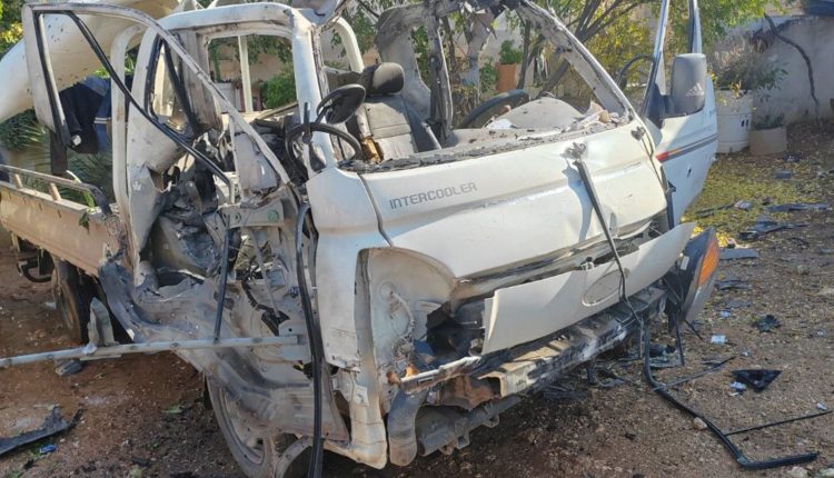 طائرة مسيرة انتحارية استهدفت سيارة بريف حلب الغربي - متداول