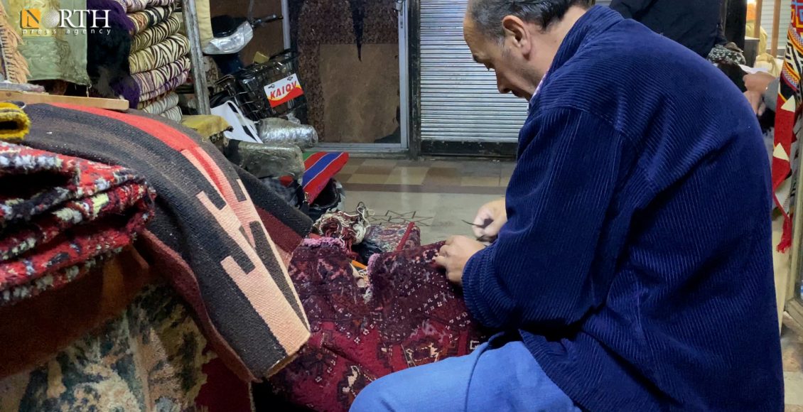 حرفة رتي السجاد بدمشق القديمة – نورث برس