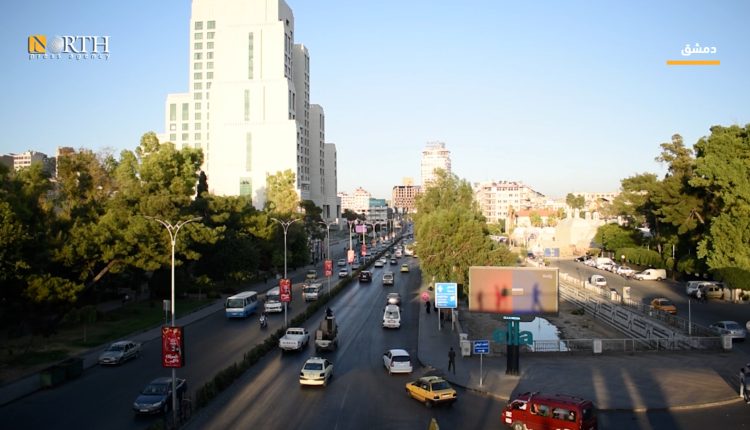 شارع شكري القوتلي وسط دمشق – نورث برس