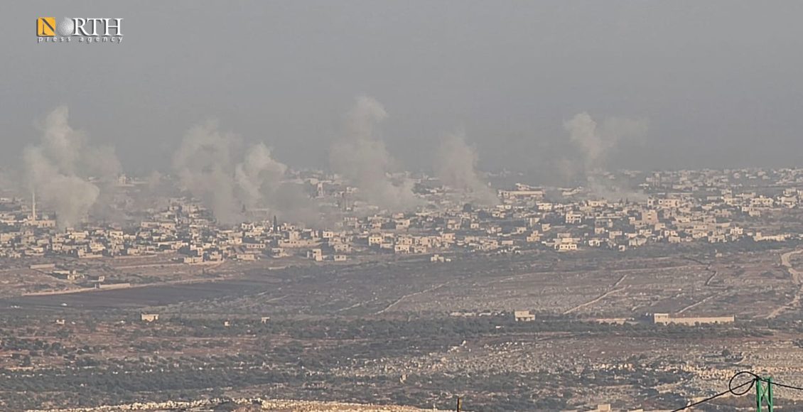 قصف روسي جوي على مواقع للنصرة بريف حلب الغربي – نورث برس