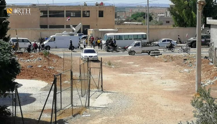 مركز التسوية في مدرسة بنات اليادودة الإعدادية بريف درعا الغربي- نورث برس