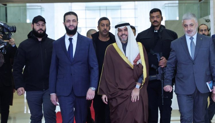 لقاء أحمد الشرع مع رئيس جهاز الأمن البحريني أحمد بن عبد العزيز - جريدة الوطن