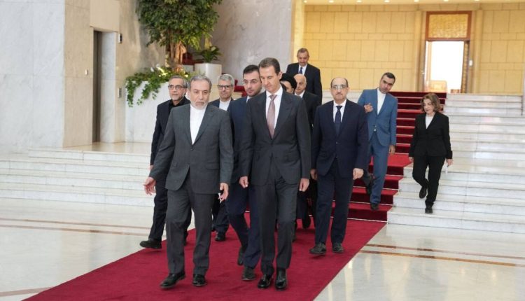 زيارة وزير الخارجية الإيراني الشهر الفائت إلى دمشق - "إرنا"