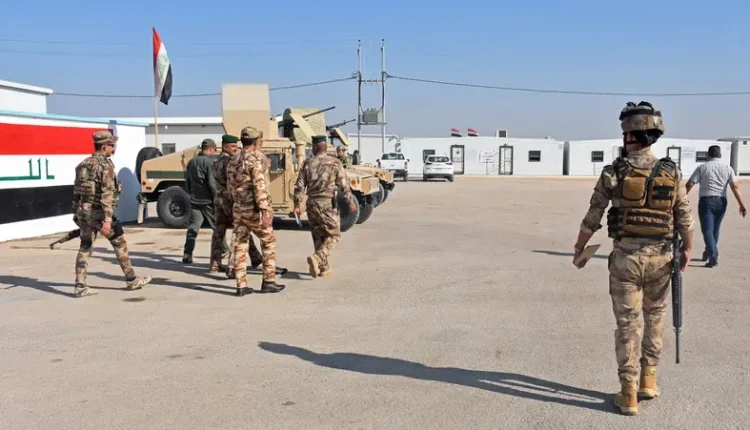جنود عراقيون في معبر القائم الحدودي مع سوريا - فرانس برس