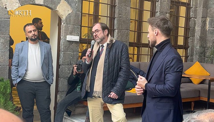 جانب من اجتماع المبعوث الفرنسي مع منظمات مجتمع مدني سورية في دمشق - نورث برس