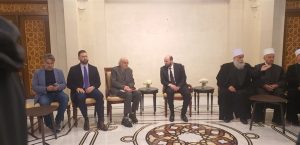 وليد جنبلاط في قصر الشعب بدمشق - متداول