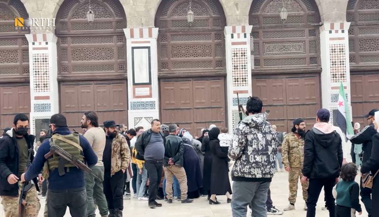 مسلحون وسط مدينة دمشق – نورث برس