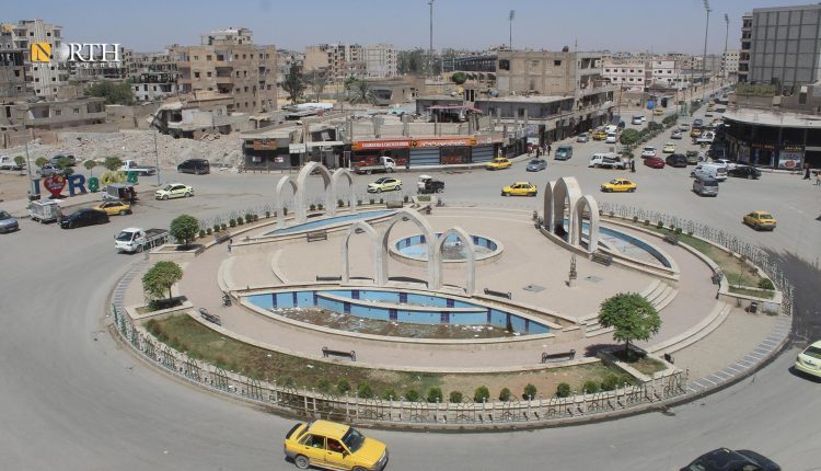دوار النعيم وسط مدينة الرقة – نورث برس