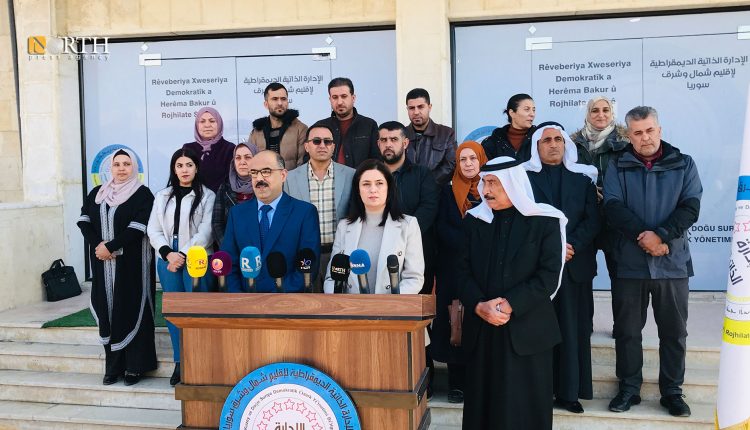 الإدارة الذاتية تلقي بيان حول ما يجري في حلب وإدلب - نورث برس