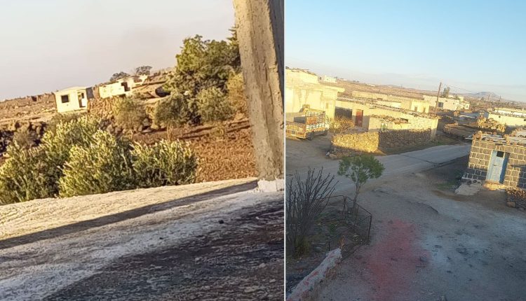مدرعات إسرائيلية في قرية صيدا الجولان بريف درعا الغربي - متداول