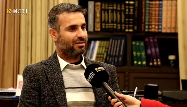محمد حلاق مدير الإشراف التربوي في وزارة التربية السورية – نورث برس