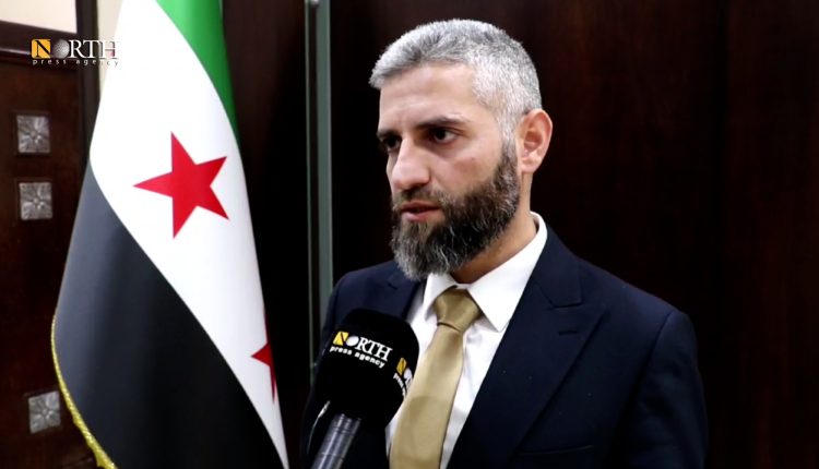محمد الأتاسي، مدير التخطيط والتعاون الدولي في وزارة المالية بحكومة تصريف الأعمال السورية - نورث برس