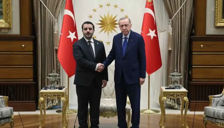الرئيس التركي رجب طيب أردوغان يستقبل وزير الخارجية السوري أسعد الشيباني