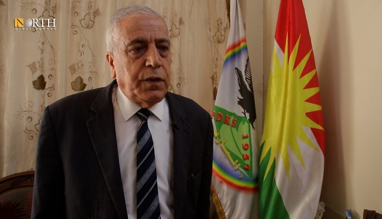 نصر الدين إبراهيم سكرتير الحزب الديمقراطي الكردي في سوريا (البارتي) - نورث برس