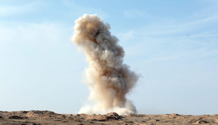 تفجير مخلفات حرب عن طريق منظمة رمكو