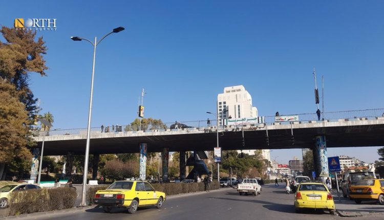 جسر الحرية وسط مدينة دمشق - نورث برس