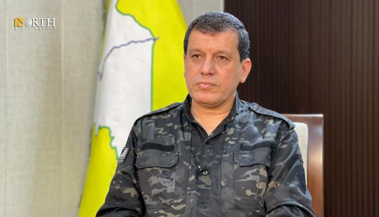 القائد العام لقوات سوريا الديمقراطية مظلوم عبدي – نورث برس