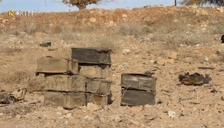 آثار قصف إسرائيلي على اللواء 133 قرب مدينة درعا - نورث برس/أرشيفية