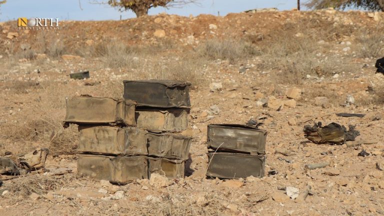 آثار قصف إسرائيلي على اللواء 133 قرب مدينة درعا - نورث برس/أرشيفية