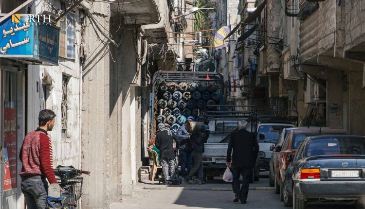 توزيع أسطوانات الغاز في الدويلعة بدمشق - نورث برس